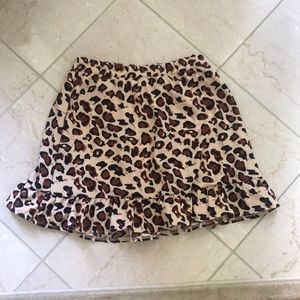 Cheetah skirt